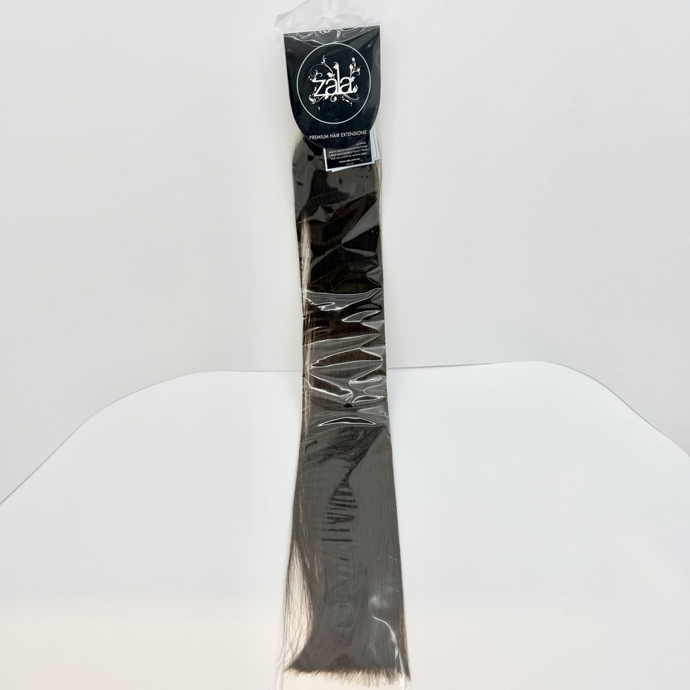 ZALA Premium Halo Human Hair Extensions 16" #R6-12 Chestnut/Dirty Blonde NEW